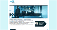 Desktop Screenshot of belfastairportadvertising.co.uk